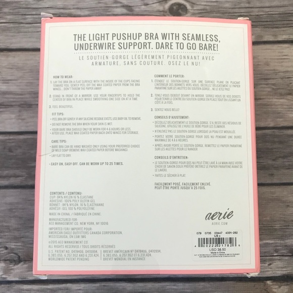 New Aerie Light Fit Seamless The Bare Bra - Picture 7 of 7